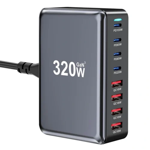 320W GaN Charger 8 Ports 320W GaN Charger 8 Ports