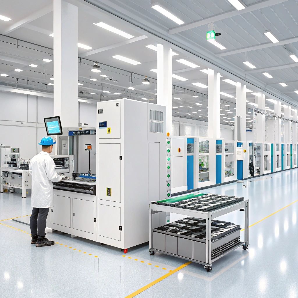 assembly lines producing compact GaN multi-port USB chargers