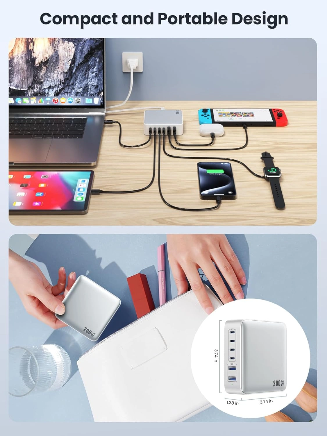 portable_multi_ports_GaN_Charger