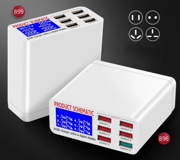 Smart Charging Station with Digital Display Smart Charging Station with Digital Display