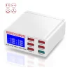 6-Port Smart Charging Station with Digital Display 6-Port Smart Charging Station with Digital Display
