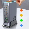 660W 8-Port GaN Charging Station