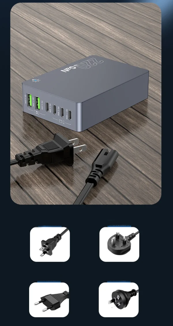 220V Multi Port GaN Charger F8A