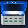 120W 8-Port Charger – 4×100W PD + 4×22.5W QC3.0 with digital display