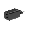 30W GaN PD Fast Charger Ultra Compact EU UK Certified black color 30W GaN PD Fast Charger - Ultra-Compact EU/UK Certified | (White/Black, OEM Customizable)