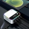 120W 8-Port Charger – 4×100W PD + 4×22.5W QC3.0 with digital display