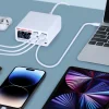 65W 6-Port Smart Charging Station with Digital Display