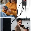 45W 4-in-1 retractable wall charger with built-in USB-C & Lightning cables. Features a foldable plug, 4 ports, and intelligent PD fast charging. Ideal for OEM/ODM bulk wholesale. Custom branding available from a leading manufacturer & supplier.