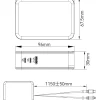 65W 3-in-1 retractable wall charger with built-in USB-C & Lightning cables.