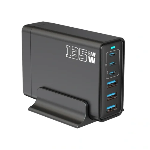 GAN_CHARGER_IQ38 135W 6-Port GaN Charging Stations