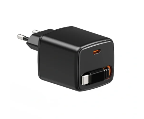 45W_Dual_USB-C_GaN_Retractable_Chargers 45W Dual USB-C GaN Retractable Chargers from China factory