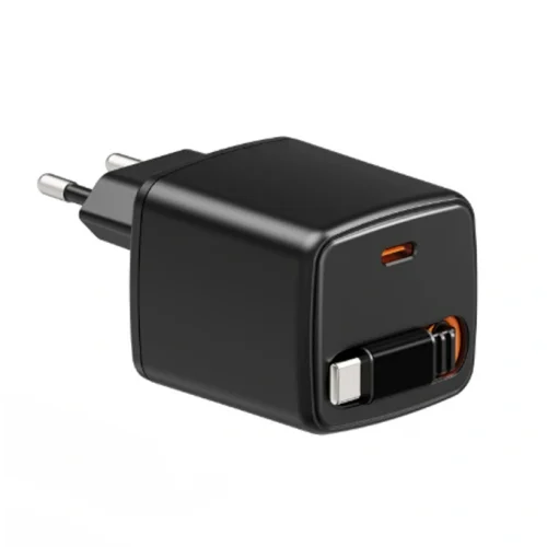 Wholesale 65W GaN Retractable Cable Charger with Dual USB-C ports