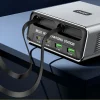 100W dual retractable cables gan fast charger station China factory