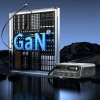 100W dual retractable cables gan fast charger station China factory