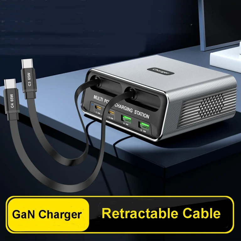 Retractable Cable GaN Charger: Design, Materials & Magnetic Mechanism Explained