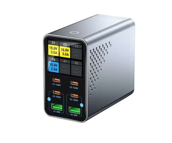 140W PD 3.1 GaN Desktop Charging Station
