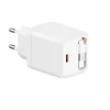 20W_RETRACTABLE_CHARGER_WHITE_OEM 20W Dual USB-C Retractable Cable GaN Charger