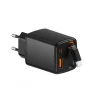 65W_3-port_retractable_cable_GaN_charger_black 65W 3-Port CCA Retractable Cable GaN Charger black color