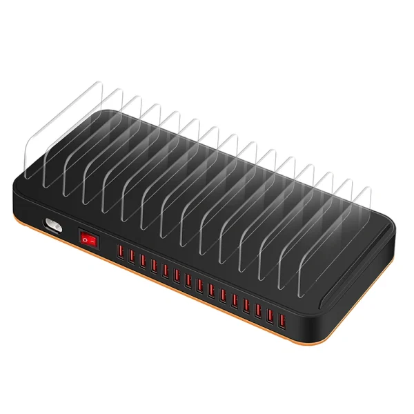 15-port-USB-desktop-charging-station 180W 15-Port USB Desktop Charger